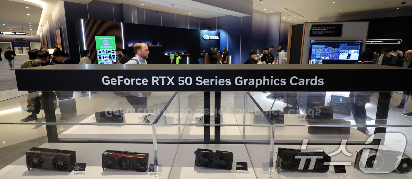 (라스베이거스=뉴스1) 황기선 기자 = 세계 최대 IT(정보기술)·가전 전시회 'CES 2026' 개막 이틀차인 7일(현지시간) 미국 네바다주 라스베이거스 퐁텐블로 호텔에 마련된 …