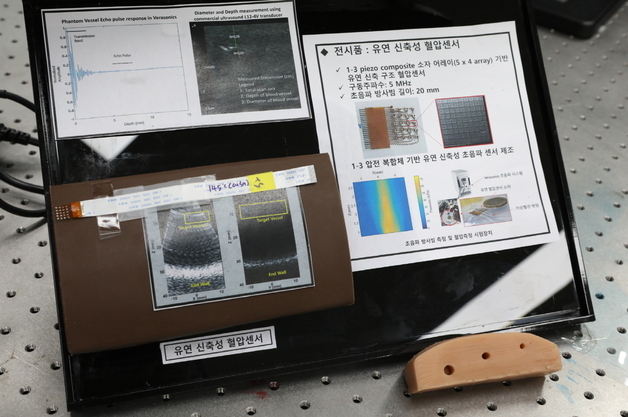 기계연, 연속 혈압측정 가능한 웨어러블 커프리스 초음파 센서 개발