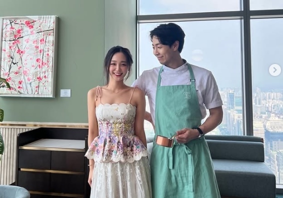 대림家 4세 이주영, 손종원 셰프와 무슨 사이?…투샷 올리며 "제일 맛있어"