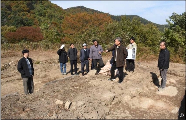 향토문화유산 '안국사지'서 대형 석제수조 발견…포항시 긴급발굴조사