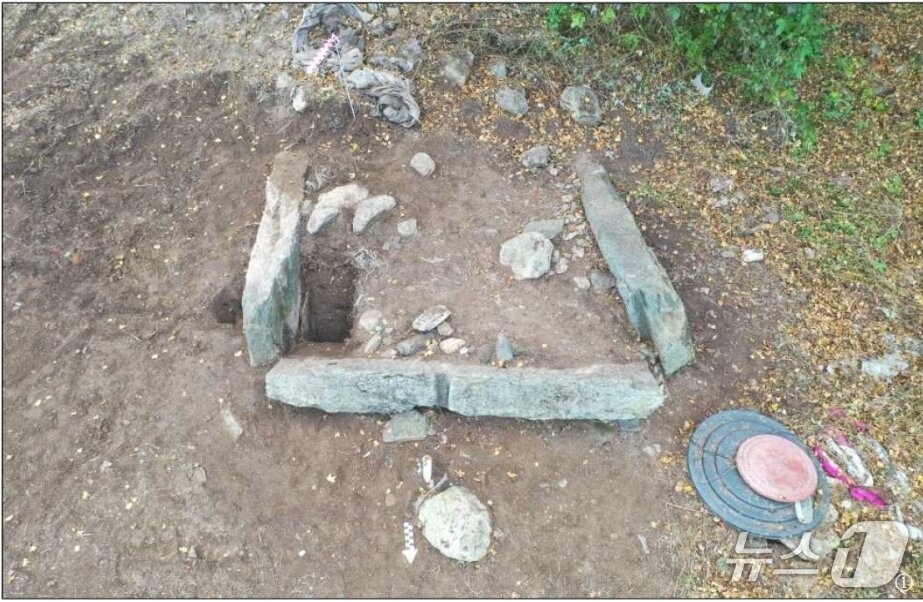 본문 이미지 -  안국사지 석제 수조 모습. (포항시제공, 재판매 및 DB금지) 2026.1.8/뉴스1