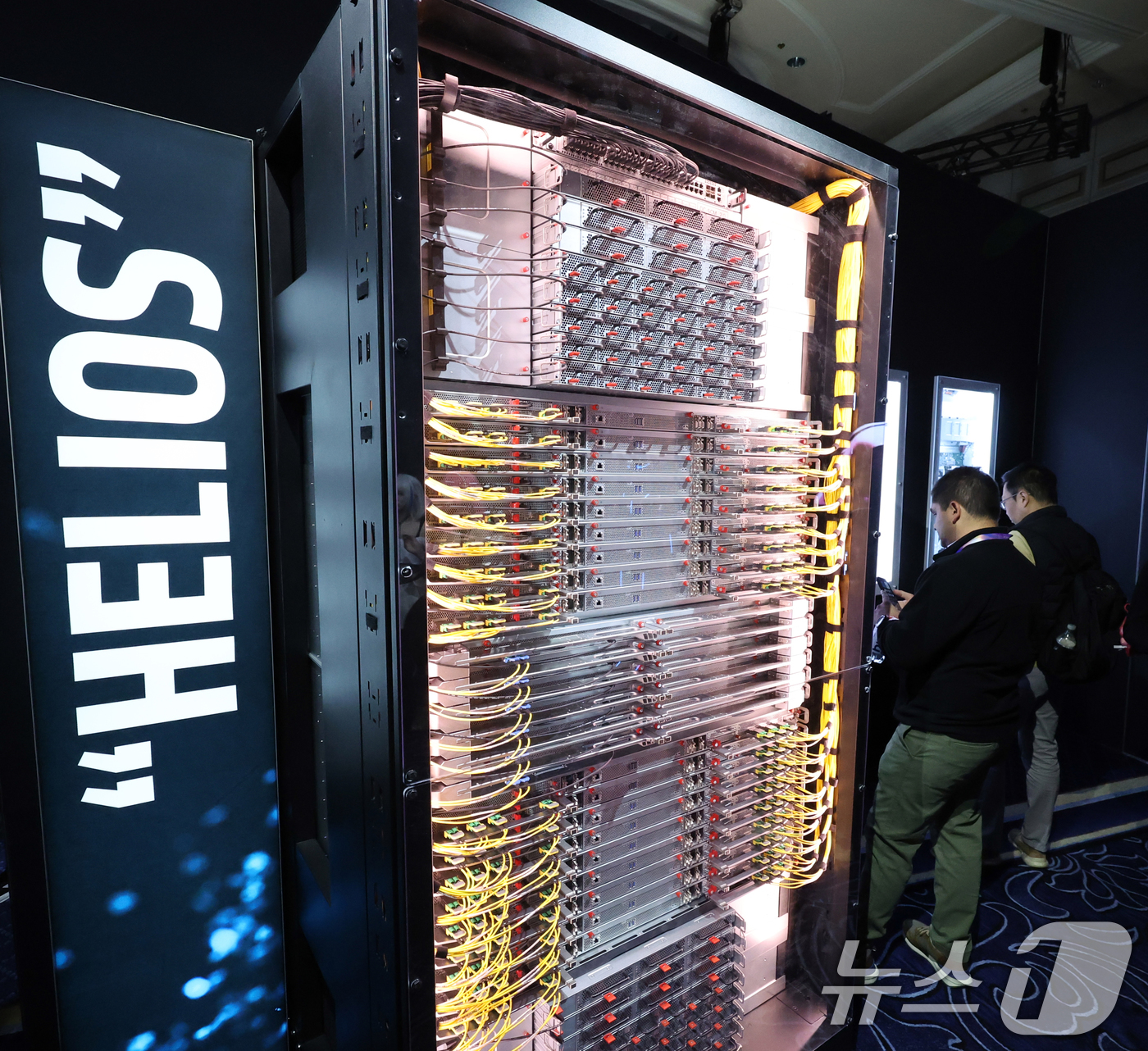 (라스베이거스=뉴스1) 황기선 기자 = 세계 최대 IT(정보기술)·가전 전시회 'CES 2026' 개막 사흘차인 8일(현지시간) 미국 네바다주 라스베이거스 베네치안호텔에서 AMD …