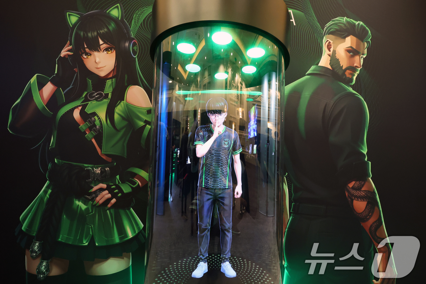 (라스베이거스=뉴스1) 황기선 기자 = 세계 최대 IT(정보기술)·가전 전시회 'CES 2026' 개막 사흘차인 8일(현지시간) 미국 네바다주 라스베이거스 베네치안호텔 레이저블레이 …