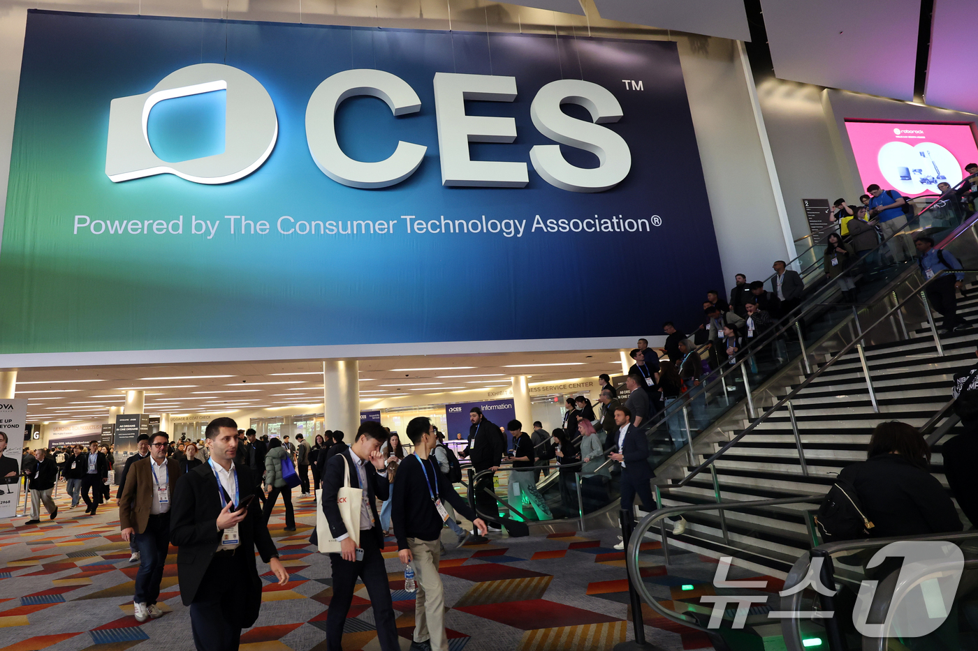 (라스베이거스=뉴스1) 황기선 기자 = 세계 최대 IT(정보기술)·가전 전시회 'CES 2026' 폐막을 하루 앞둔 8일(현지시간) 미국 네바다주 라스베이거스 베네치안호텔엑스포 전 …