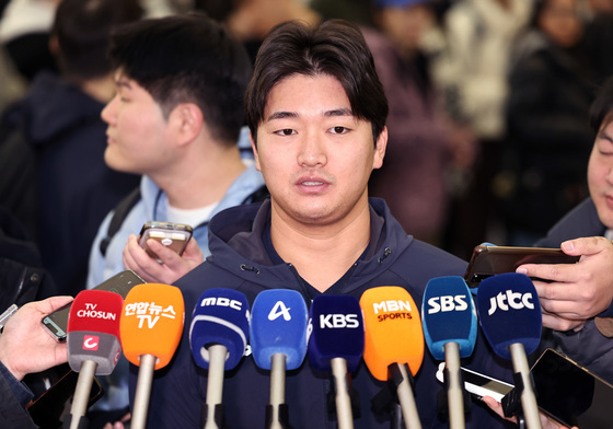 유일 해외파 투수 고우석 "2년간 마이너 생활, 힘들지 않았다"