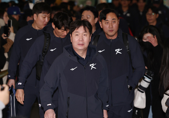2026 WBC 담금질 시작…야구대표팀, 1차 사이판 캠프 출국