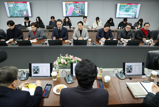 용인 SK하이닉스 공사현장 찾은 장동혁 대표