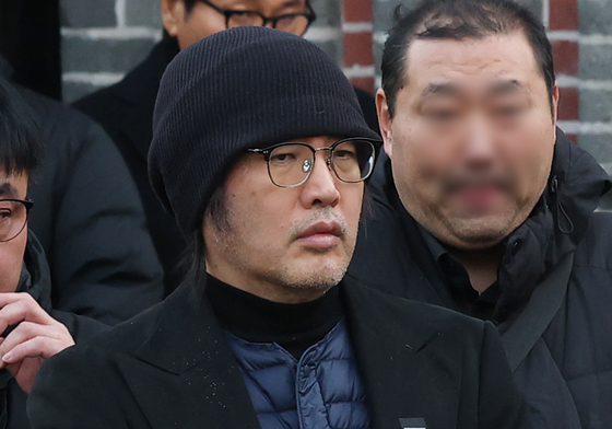 고 안성기 배웅하는 김보성