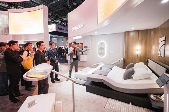 CES 2026 세라젬 전시관, 과기정통부 차관 등 국내외 인사 방문