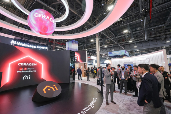 CES 2026 세라젬 전시관, 과기정통부 차관 등 국내외 인사 방문