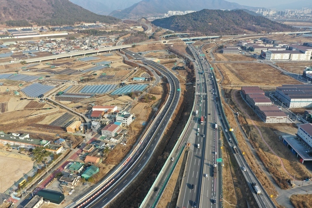 김해 대동~매리 도로 중 감내교차로~신암교차로 12일 부분 개통