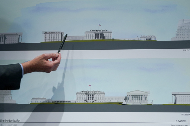 이스트윙 허물고 연회장 짓는 트럼프, 백악관 증축도 검토