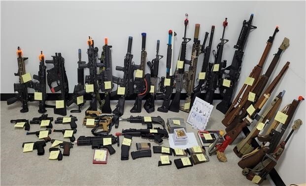 '해외직구' 부품으로 총기 제작…사제총기 사범 19명 송치, 2명 구속