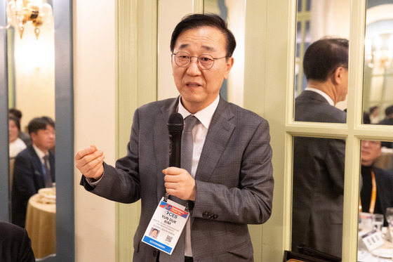 CES 참여 기업인들 만난 김윤덕 장관