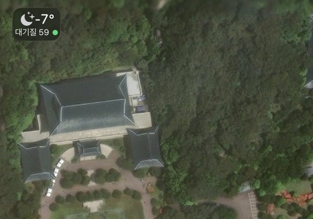 韓 안보 지도 달라는 애플…위성사진으로 청와대 구석구석 공개