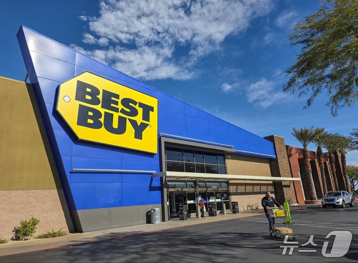 본문 이미지 -  미국 라스베이거스 베스트바이 매장 사진 (사진제공 = 삼성전자)