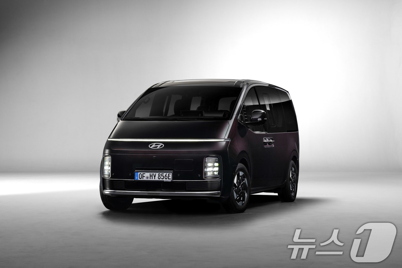 (서울=뉴스1) 박지혜 기자 = 현대자동차는 9일(현지시간) 벨기에 브뤼셀 엑스포에서 열린 '2026 브뤼셀 모터쇼'에서 대표 다목적차량(MPV) 스타리아의 전기차 모델 '더 뉴 …