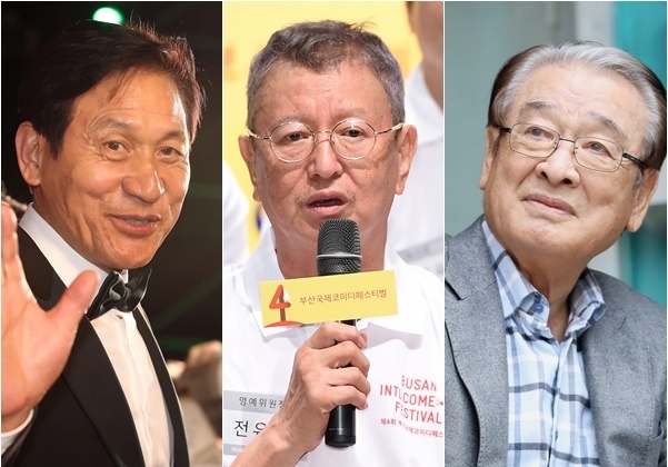 안성기·전유성·이순재, 눈물도 미담도 많은 어른들의 마지막 [N초점]