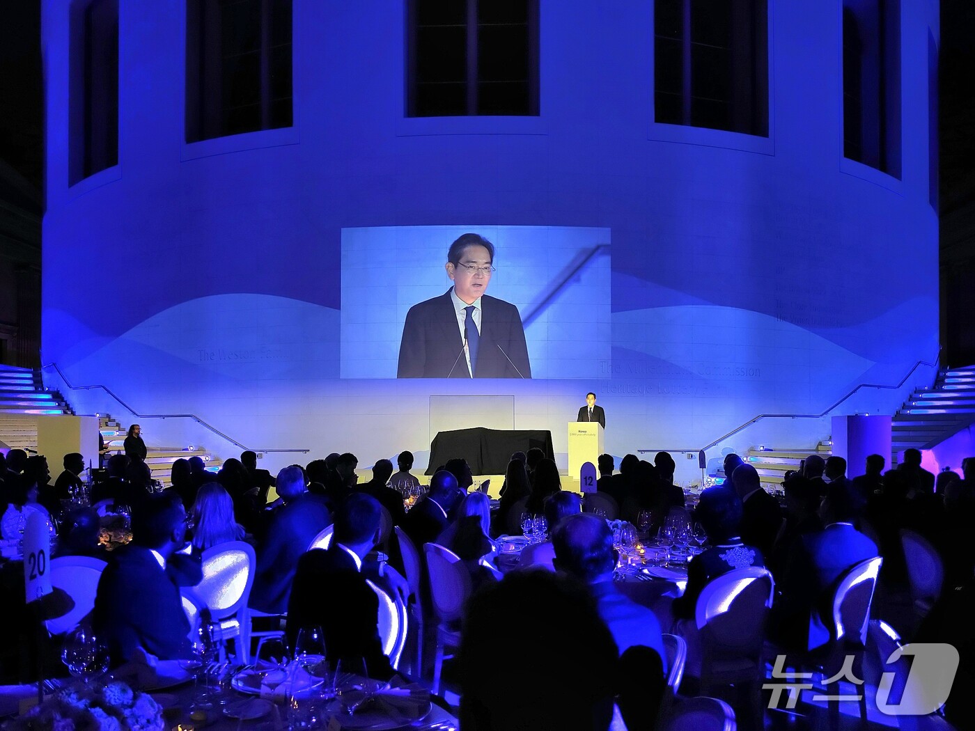 (서울=뉴스1) = 삼성은 지난 9월 30일(현지시간) 영국 런던 영국박물관에서 이건희 컬렉션 순회전 '한국: 2000년 창의의 여정(Korea: 2,000 years of Cre …