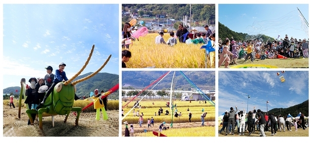 "가래떡 뽑고 메뚜기 잡고"…성주 '메뚜기축제' 개막