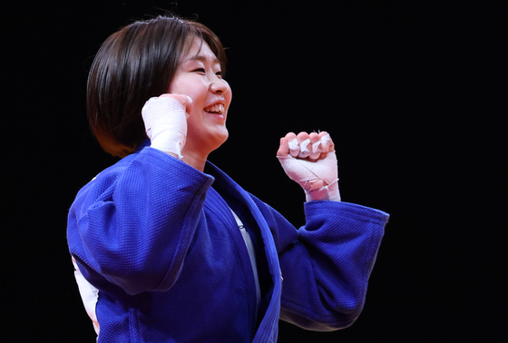 허미미 "할머니 영전에 금메달 바칠 것…애국가 숙지 100%"[AG]