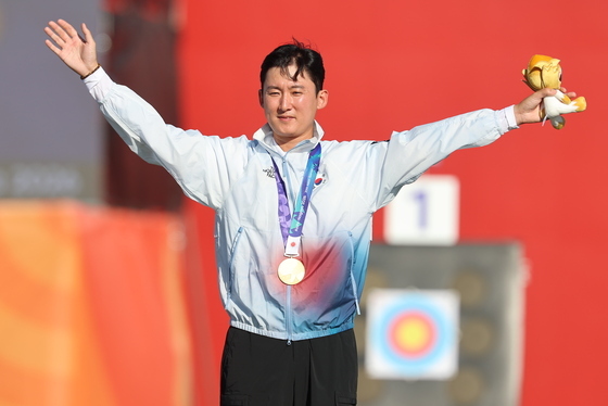 김종호, 한국 첫 AG 양궁 컴파운드 남자 개인전 '금'