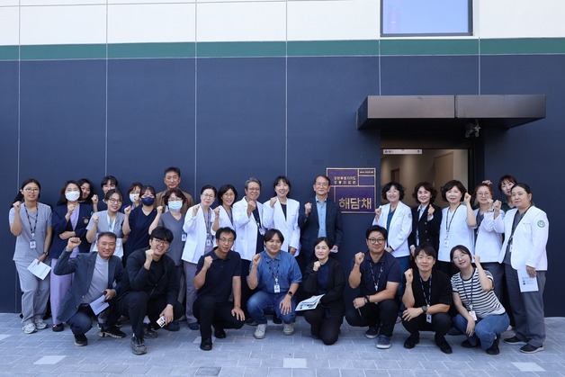 강릉의료원 직원 기숙사 '해담채' 준공…40실 모두 1인실