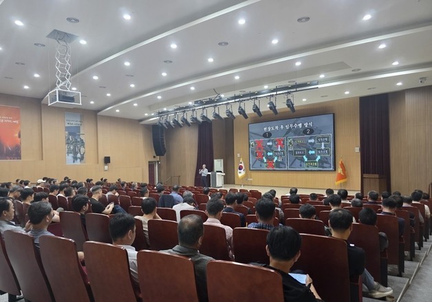 충남소방, 재난현장 소방 지휘관 언론 소통력 높인다