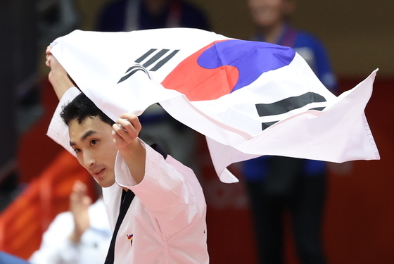 군 복무 중에도 멈추지 않은 윤규성, 제한된 훈련 딛고 금메달[AG]