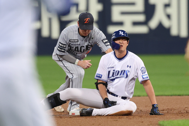 삼성 구자욱, 햄스트링 미세 손상…잔여 정규시즌 결장 "2주 후 재검진"