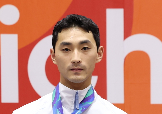 태권도 품새 금메달 획득한 윤규성