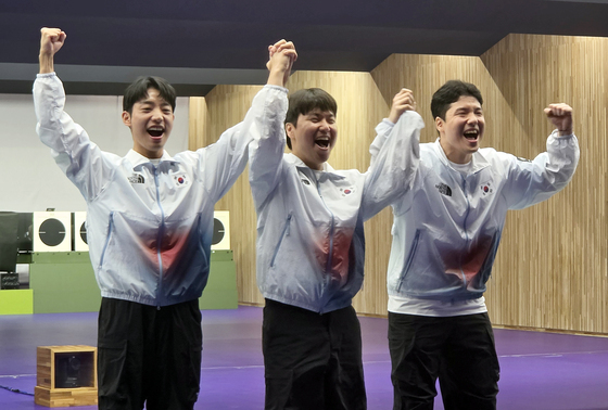 사격 남자 속사권총 단체전 金… 대한민국 25번째 금메달