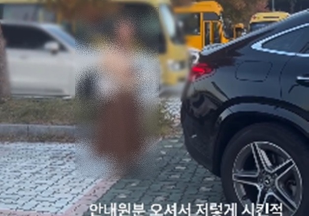 한강공원 주차장 '인간 알박기' 여성, 비켜달라고 하자 "야! 이XX야" 쌍욕