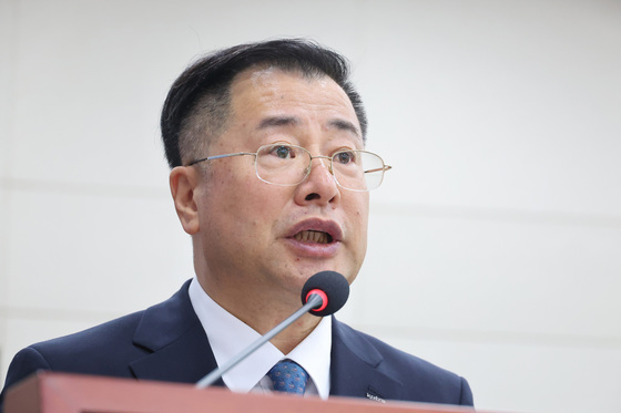 [국감] 업무보고하는 강경성 코트라 사장