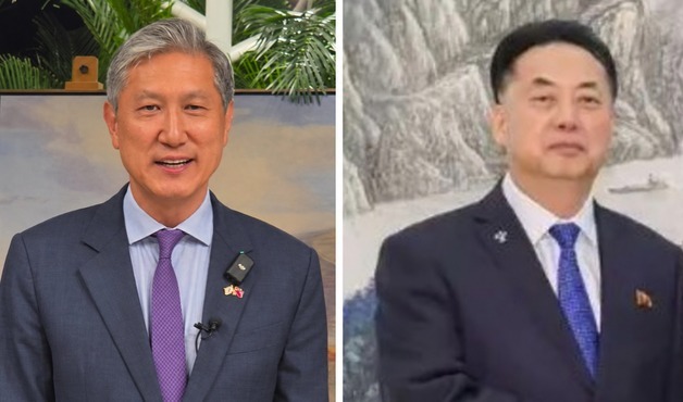中행사서 남북 대사 조우…"바로 옆 테이블서 인사해도 대꾸 없어"