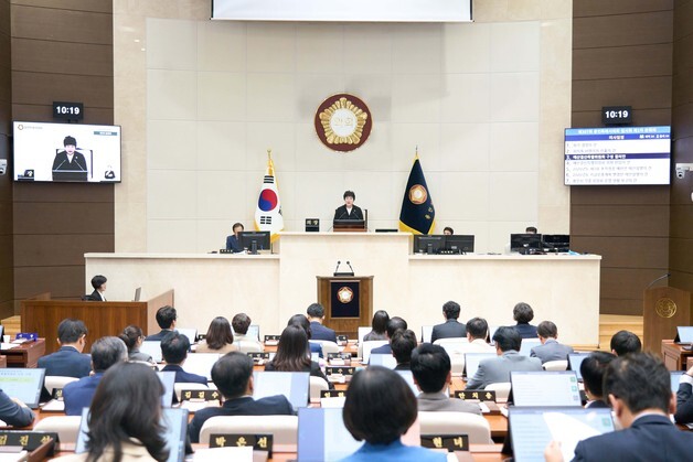 용인시의회, 임시회 개회…2117억 증액 추경안 등 54개 안건 심의