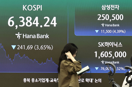 코스피, 삼전 역대급 실적에도 3.7% 급락
