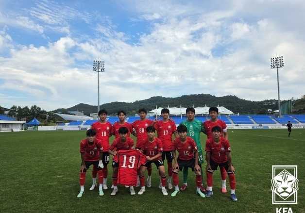 남자 U14 축구 대표팀, 한일교류전 2전 전승
