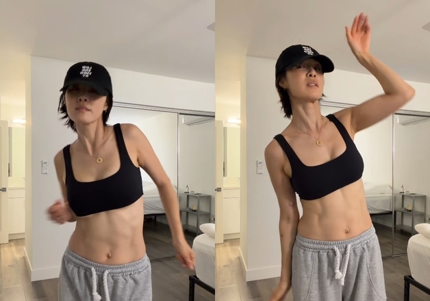 '애둘맘' 가희, 45세 안 믿기는 복근…브라톱 입고 댄스 [N샷]