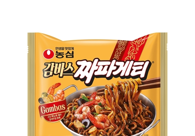 농심, 소비자 레시피 활용한 '감바스짜파게티' 출시…이마트 선판매