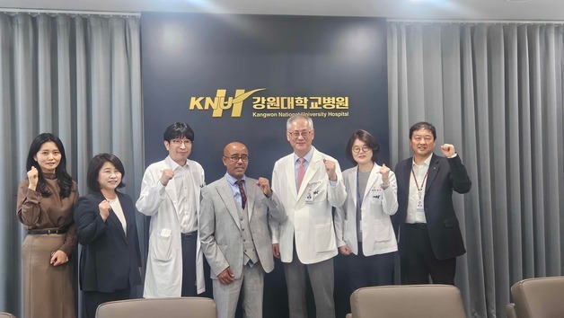 춘천시 초청 에티오피아 의료진, 강원대병원서 전문연수