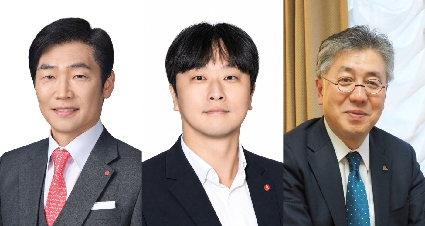 본문 이미지 - (왼쪽부터) 롯데컬처웍스 김종열 대표이사 - 롯데엔터테인먼트 베트남 김진근 법인장 -토에이 요시무라 후미오 대표이사
