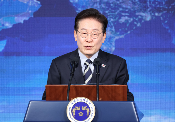 이재명 대통령, 북극항로 시범운항 환영식