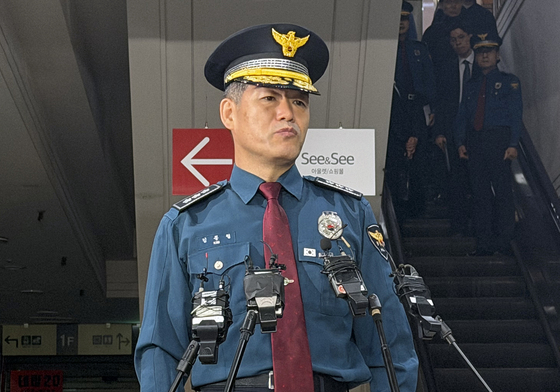 인천 흉기난동 현장 찾은 김종철 경찰청장 대행