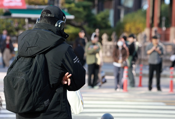 쌀쌀해진 아침 출근길
