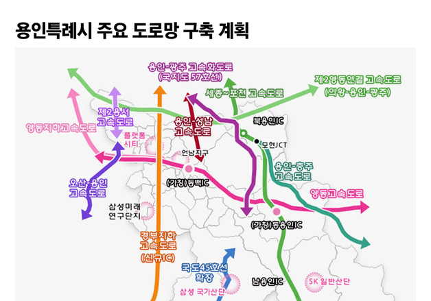 반도체 산단 연계 도로망 구축에 속도 내는 용인시
