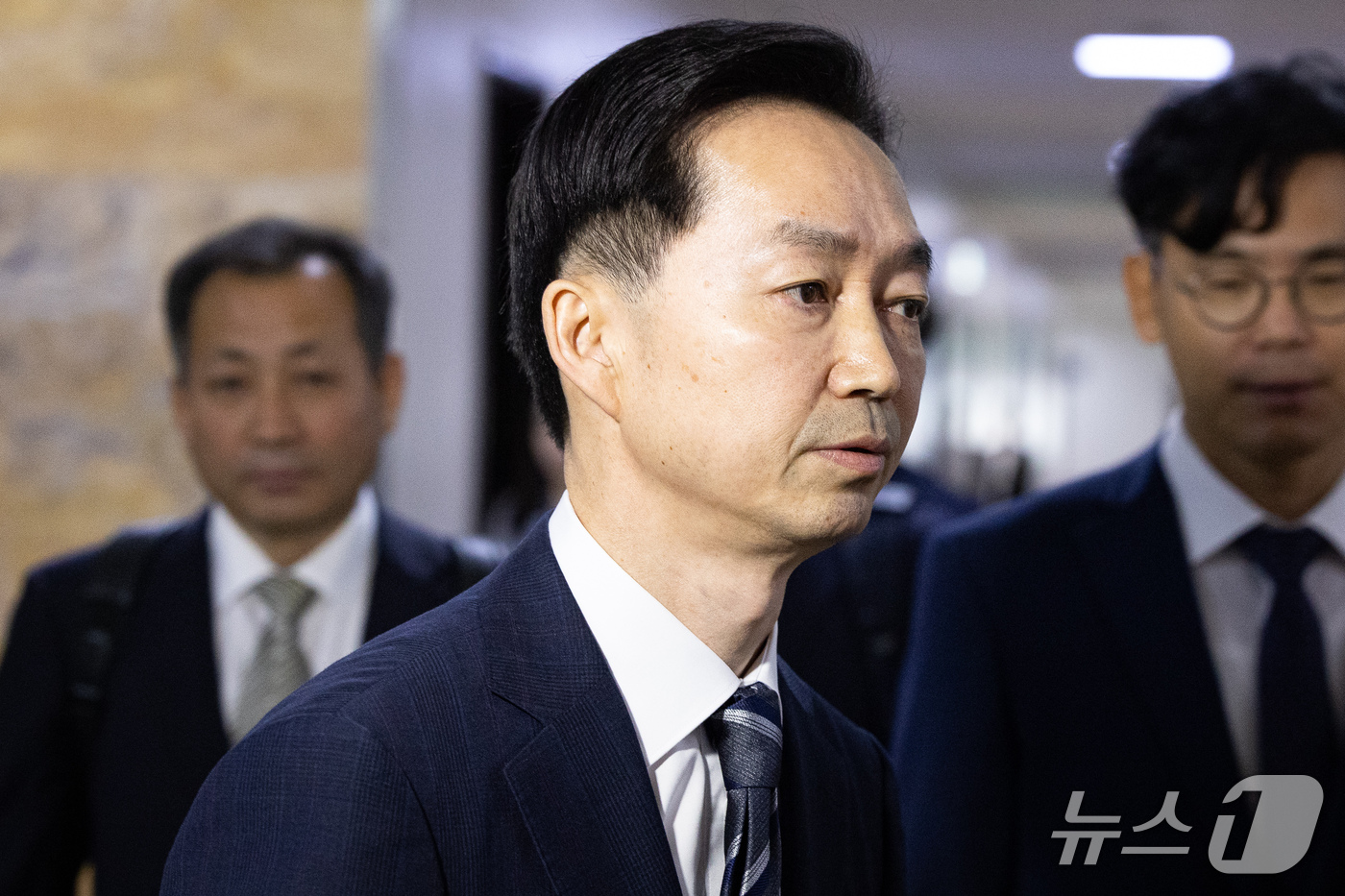 (서울=뉴스1) 유승관 기자 = 김지용 초대 중대범죄수사청장 후보자가 14일 서울 여의도 국회에서 열린 인사청문회에 출석하고 있다. 2026.10.14/뉴스1