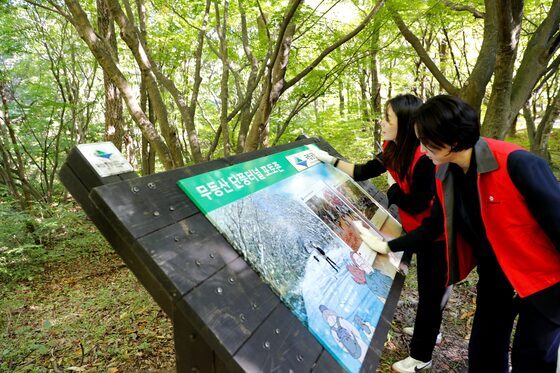 광주신세계 '산의 날' 앞두고 무등산 정화 활동