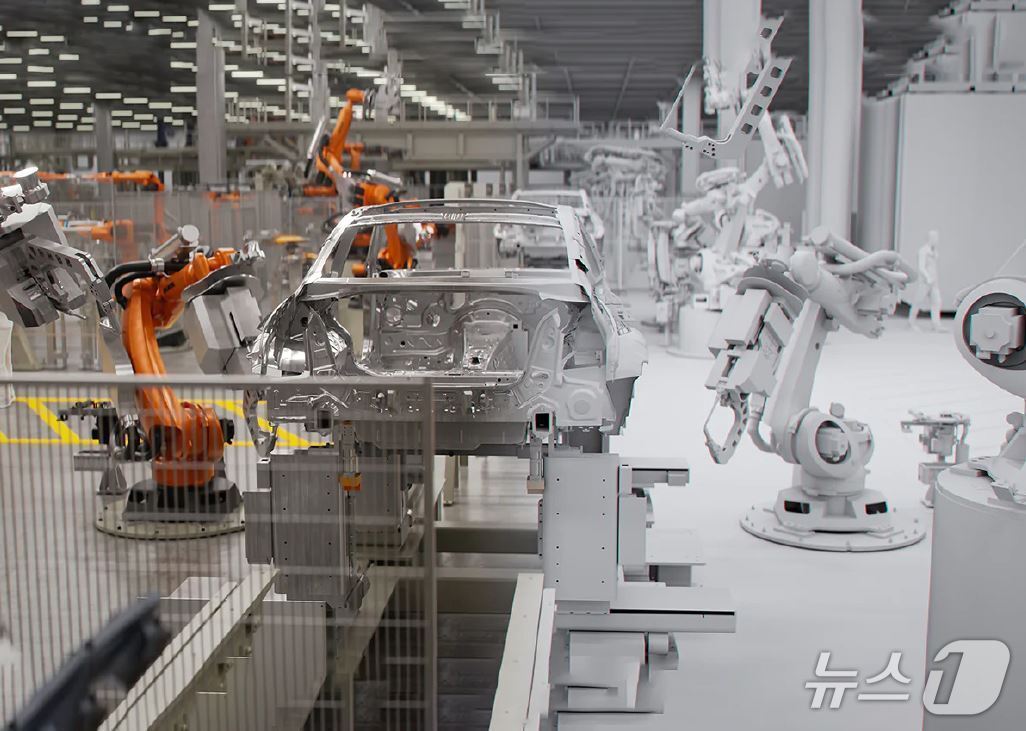 본문 이미지 - NVIDIA Omniverse를 활용한 BMW iFACTORY(출처: BMW Group)