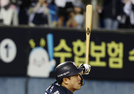 양석환, 추격의 희생 플라이
